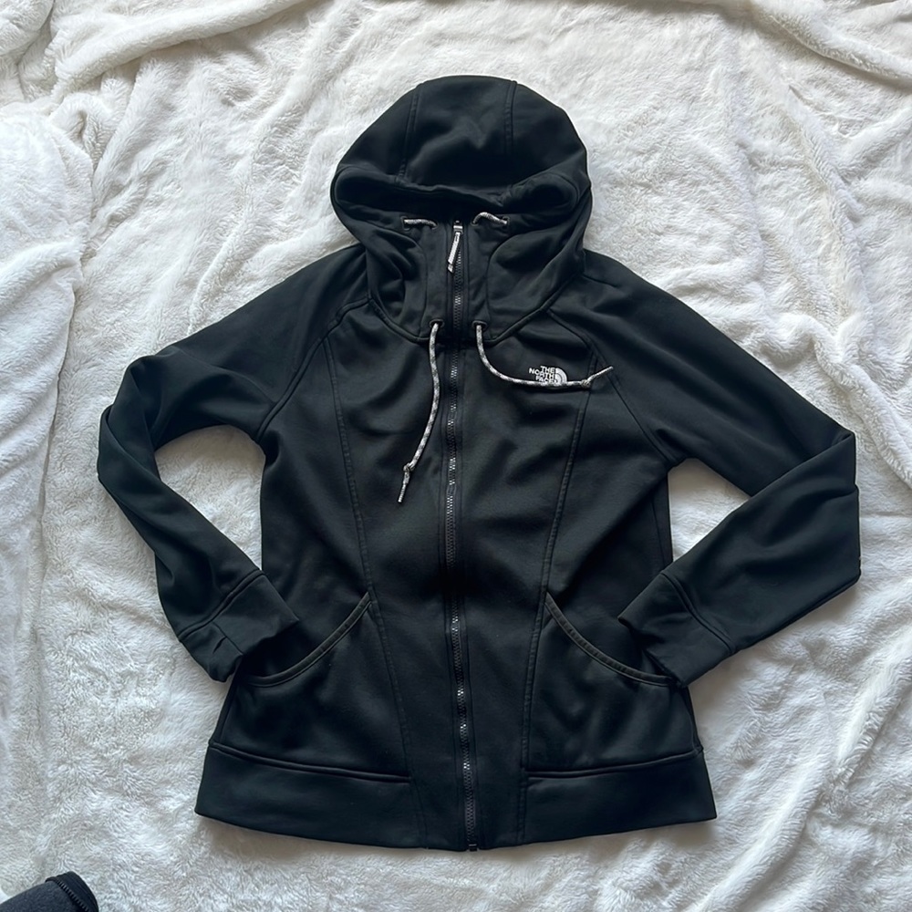 North face thermal zip up hoodie